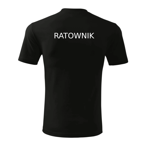 Koszulka męska z napisem Ratownik – odzież robocza Modern Company - dodatkowe zdjęcie